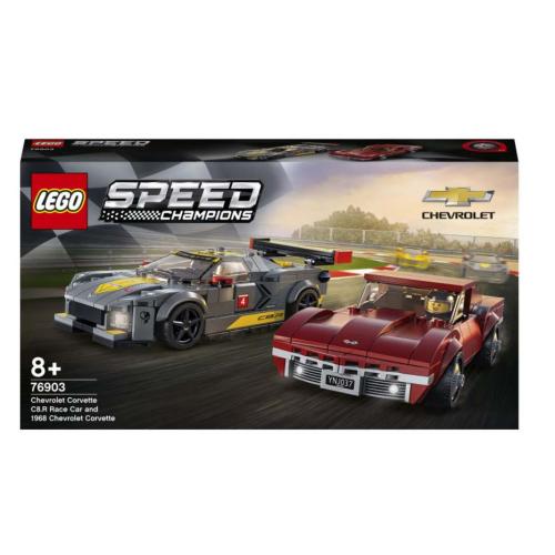 Конструктор Speed Champions Chevrolet Corvette 2шт Lego 76903 фото 2