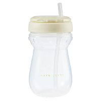 Поильник для кормления с трубочкой 360 мл Happy Baby 14011 cream