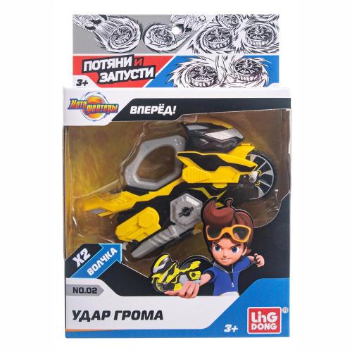 Игровой набор с волчком Moto Fighters Удар грома Мотофайтеры MT0102 фото 5