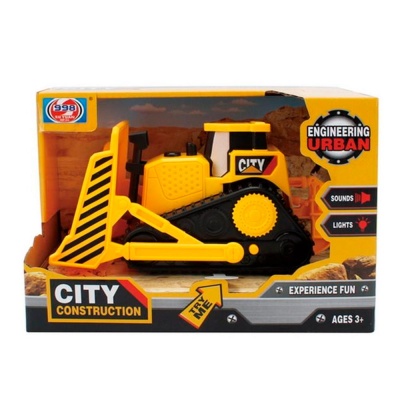 Машинка Big Motors Строительная техника Бульдозер Junfa Toys 998-49B 2