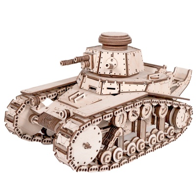 Конструктор деревянный Танк МС1 597 деталей Lemmo 0025 1