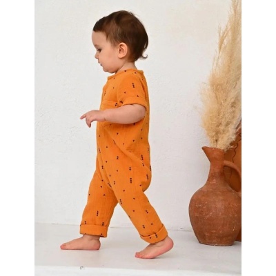 Песочник из муслина Carrot 10002201 горчичный 04 Песочник из муслина Carrot 10002201 горчичный 04