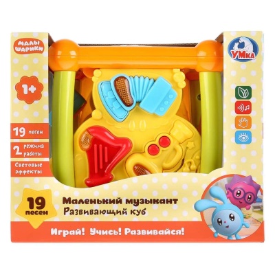 Развивающий куб Маленький музыкант Умка X600-H05004-R1