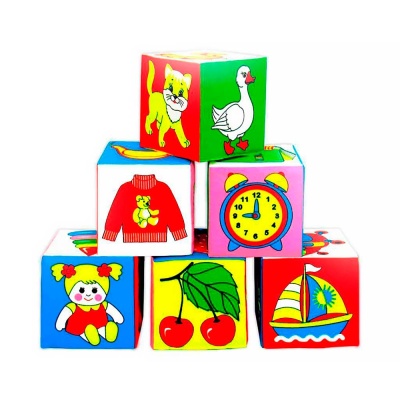 Игрушка для малышей Кубики Мякиши 1
