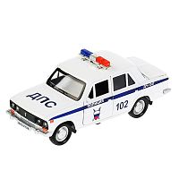 Игрушка Машина Ваз-2106 жигули Полиция Технопарк 2106-12SLPOL-WH