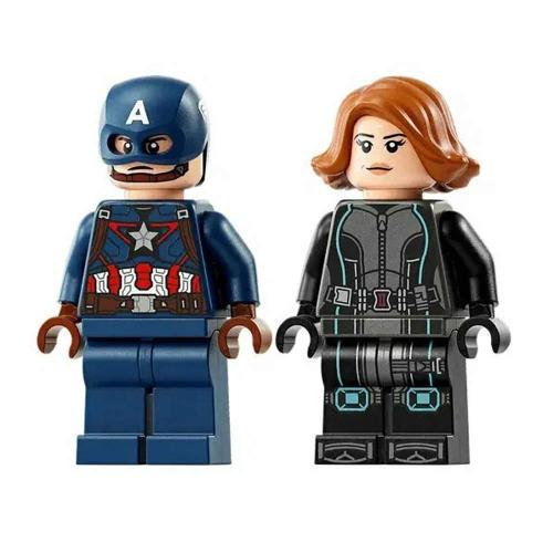 Конструктор Lego Super Heroes 76260 Черная вдова и Капитан Америка на мотоциклах фото 4