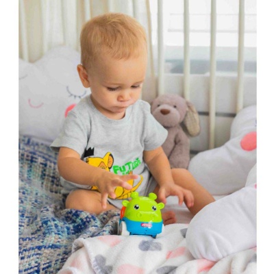 Игрушка Бегемотик Зверята-хохотуши Азбукварик 3