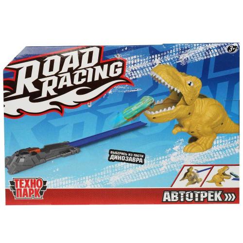 Игровой набор Автотрек с динозавром Road Racing Технопарк RR-TRK-157-R фото 5