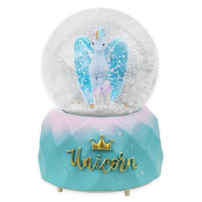 Сувенир Музыкальный водяной шар Единорог Miland Т-5895 02