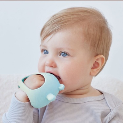 Прорезыватель силиконовый Happy Baby 20039 light blue 3