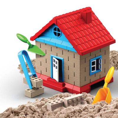 Набор c кинетическим песком Строим дом Art Sand 03675 02