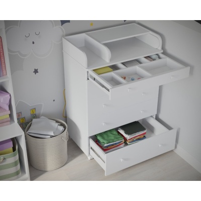 Комод пеленальный Incanto Oskar V 800/5 PK-0004/0 белый 04