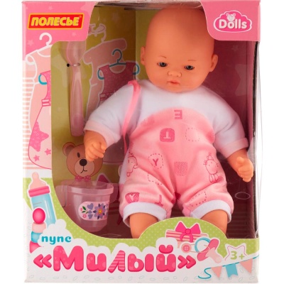 Кукла Пупс мягконабивной Милый 28 см Полесье  80455 2
