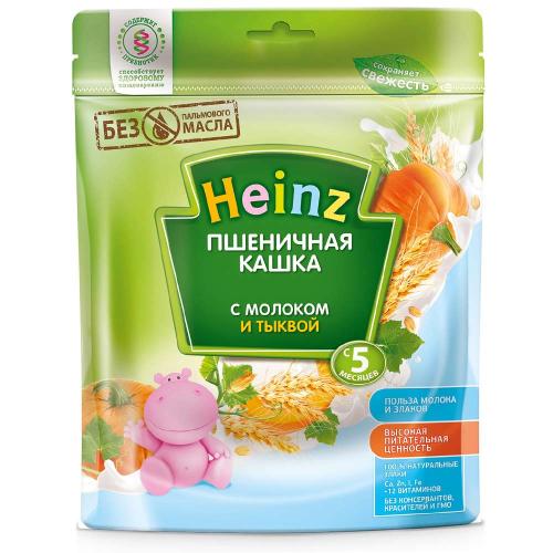 Каша молочная пшеничная с тыквой Heinz 5099 (с 5 мес) 200 г