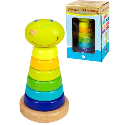 Пирамидка Гусеничка Рыжий Кот ИД-8042 1