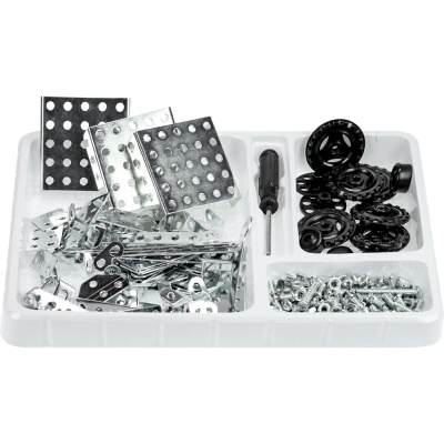 Конструктор металлический Изобретатель № 9 294 детали Рыжий кот К-774 3