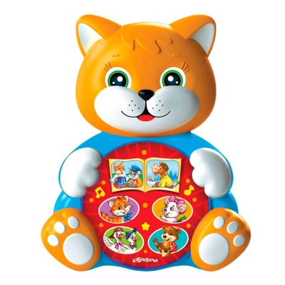 Развивающая музыкальная игрушка Любимая сказочка Кот-Котофей Азбукварик