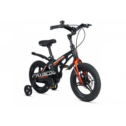 Велосипед детский Maxiscoo Cosmic Deluxe Plus 14 MSC-C1445D мерцающий графит фото 2