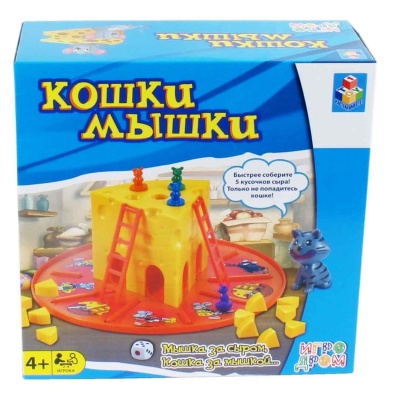 Игра настольная Кошки-Мышки Игродром 1toy Т13555
