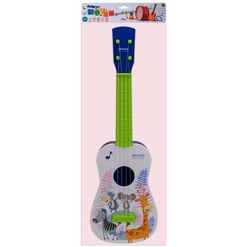 Гитара детская Веселый оркестр 60 см Рыжий кот И-4127 фото 2