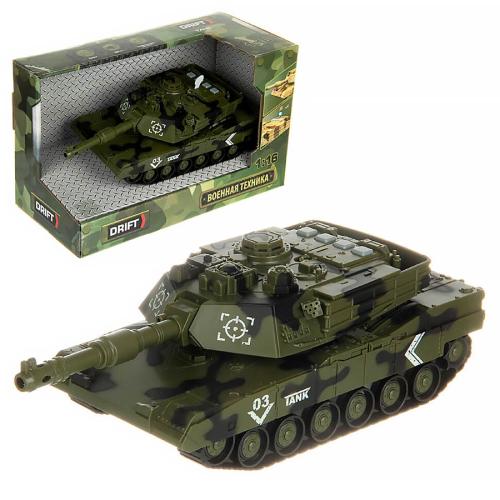 Танк фрикционный масштаб 1:16 свет звук Veld Co 130985 фото 4