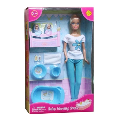 Кукла Lucy с младенцами и аксессуарами для купания Defa Lucy 8213