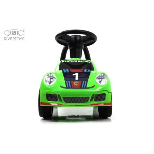 Детский толокар RiverToys F005FF зелёный фото 2