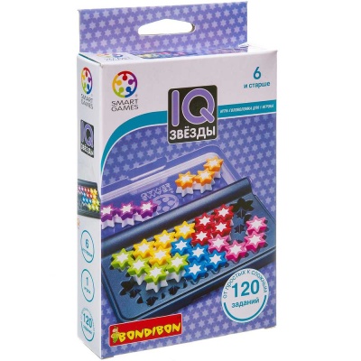 Настольная игра IQ-Звёзды Bondibon ВВ3066 Настольная игра IQ-Звёзды Bondibon ВВ3066