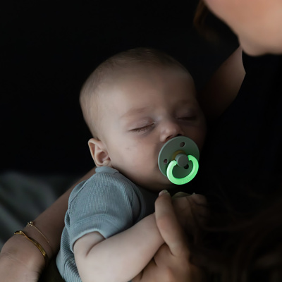 Набор пустышек латексных ночных Colour Glow 2 штуки от 6 месяцев Blush/Vanilla Bibs 120243 3