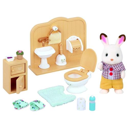 Игровой набор Братик и туалетная комната Sylvanian Families Epoch 5015