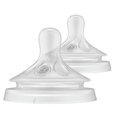 Соска Natural Response быстрый поток с 6месяцев 2шт Philips Avent SCY965/02 1