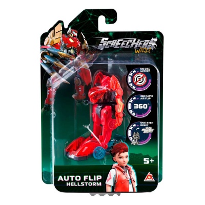 Машинка трансформер Автофлип Хэллшторм S5 Screechers Wild 62640 4
