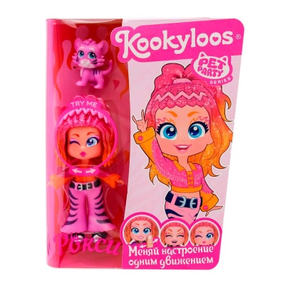 Кукла Roxy 11 см и питомец Pets Party Kookyloos KL2407 5
