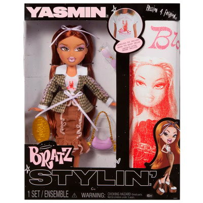 Игровой набор Bratz Ясмин Stylin’ Bratz с футболкой MGA 69366 5