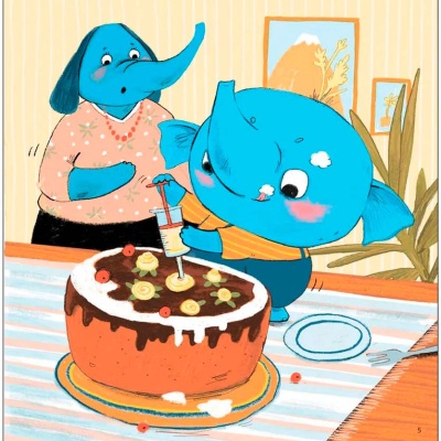 Книга Любознательный слоненок Хоба Мозаика 978-5-43153-971-8 2