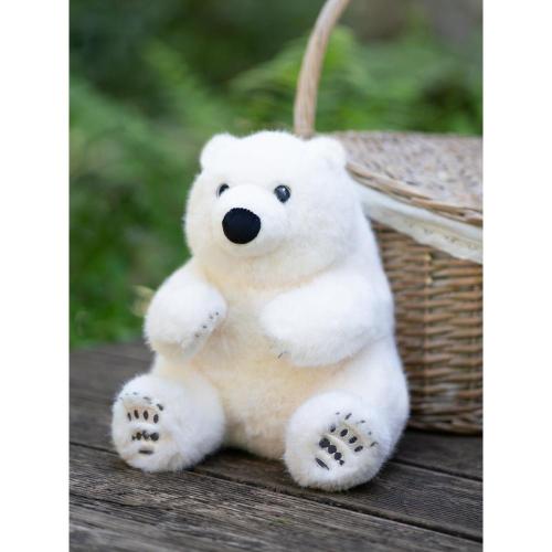 Мягкая игрушка Полярный мишка с мягкими коготками 35 см Relana RL24002-35 фото 8