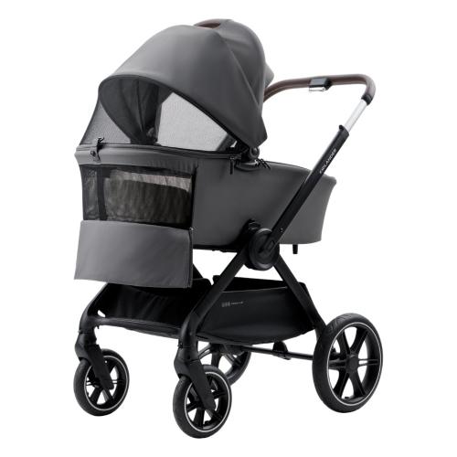 Коляска 2 в 1 Happy Baby Kidlander dark grey фото 2