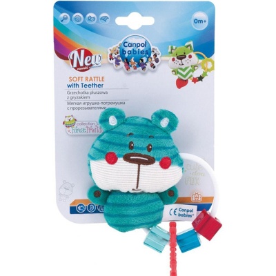 Игрушка-погремушка с прорезывателем Forest Friends 0+ Canpol 68/046