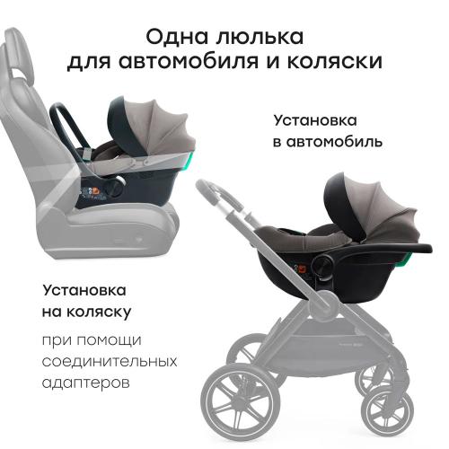 Автокресло 0-13 кг Happy Baby Safer dark grey фото 9