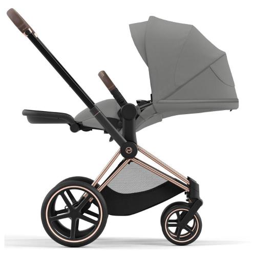Коляска 2 в 1 Cybex Priam IV Rosegold Mirage Grey фото 8