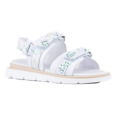 Сандалии для девочки Котофей 623026-21 белые