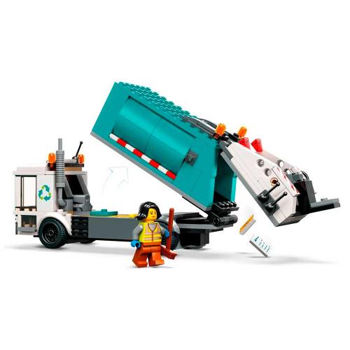 Конструктор Lego City 60386 Грузовик для переработки отходов фото 4