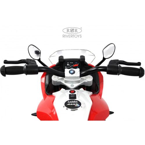 Электромотоцикл детский RiverToys Z333ZZ фото 6