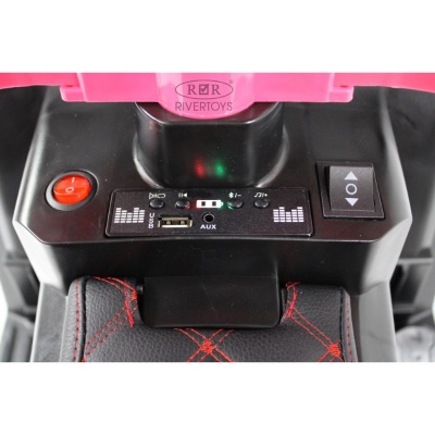 Детский электромобиль RiverToys G005GG розовый