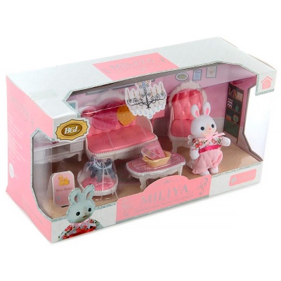 Мебель для кукол Гостиная с зайкой Veld Co 117905 4