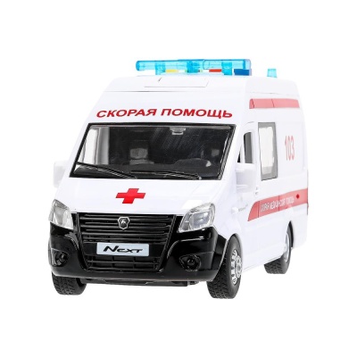 Инерционная модель Газель Next Скорая Технопарк NEXTVAN-22PLAMB-WH (36)