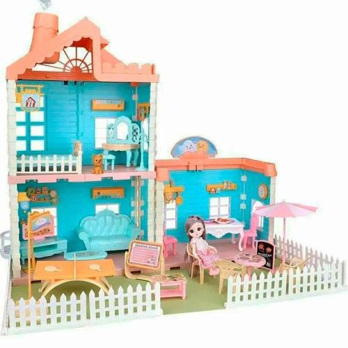 Дом для кукол Princess House c мебелью Наша игрушка 668-9 фото 2