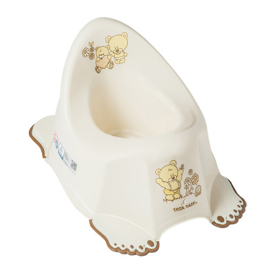 Горшок туалетный антискользящий Teddy Tega Baby MS-013 беж