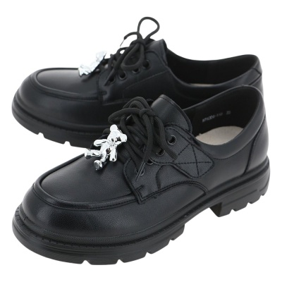 Полуботинки школьные Baden KPA004-110 чёрный 02