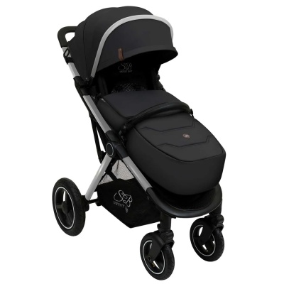Коляска прогулочная Suburban Compatto Air Silver Black Sweet Baby